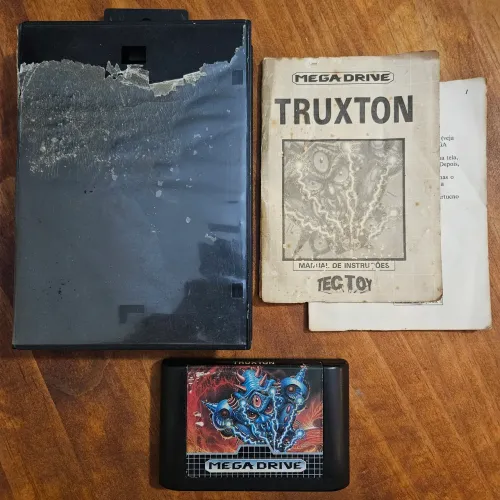 Truxton Mega Drive Tectoy Original