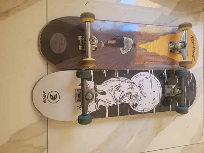 Skate profissional com pouco tempo de uso