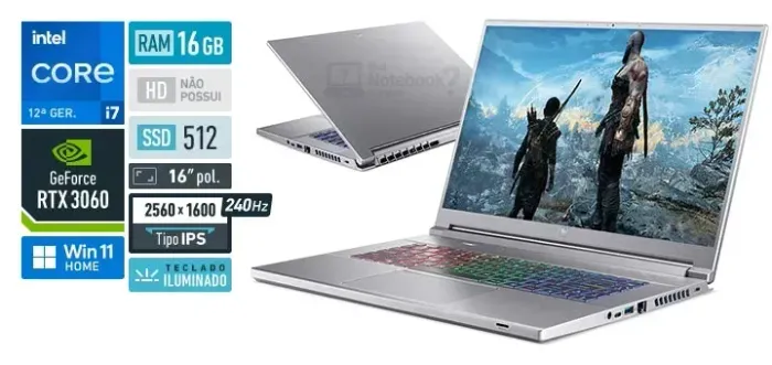 Notebook Gamer PREDATOR TRITON 300SE