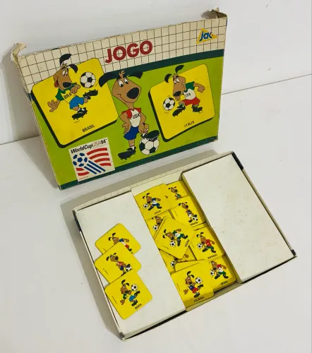 Antigo Jogo De Memória Copa 94 World Cup Usa 94 Jak ( falntando 3 peças )