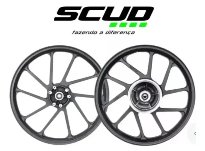 Rodas liga leve Scud moto Crosser com abs