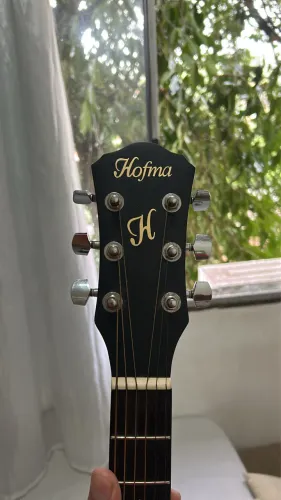 Violão Eletroacústico Folk Hofma HMF 250 STNT (Aço) - Excelente Estado