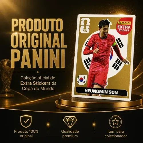 Figurinhas Legend OURO Copa Do Mundo 2026 Extra Sticker Heungmin Son