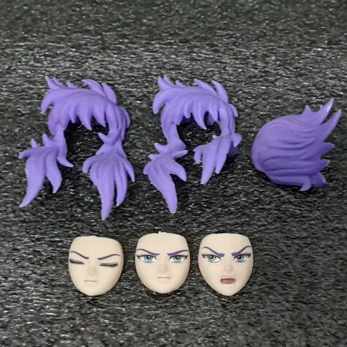 Cabelos + Faces Milo escorpião cloth myth ex saint seiya cavaleiros zodiaco