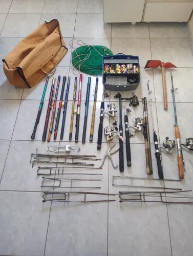 Kit pescaria completo