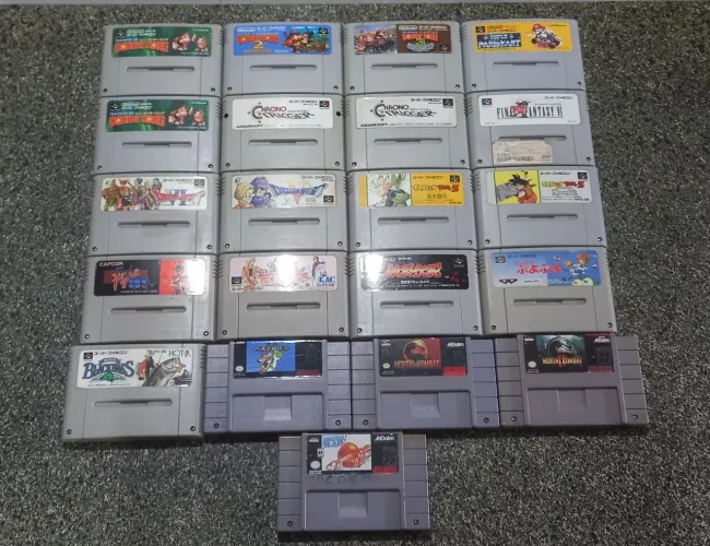 Fitas originais Super Nintendo (Qualquer SNES)