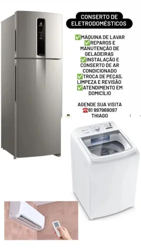 Ar condicionado geladeira máquina de lavar