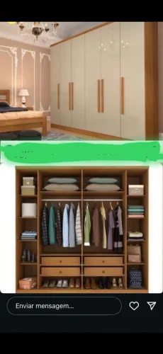 Guarda roupa 6 portas