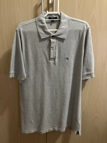Camiseta polo piquet Burberry cinza M