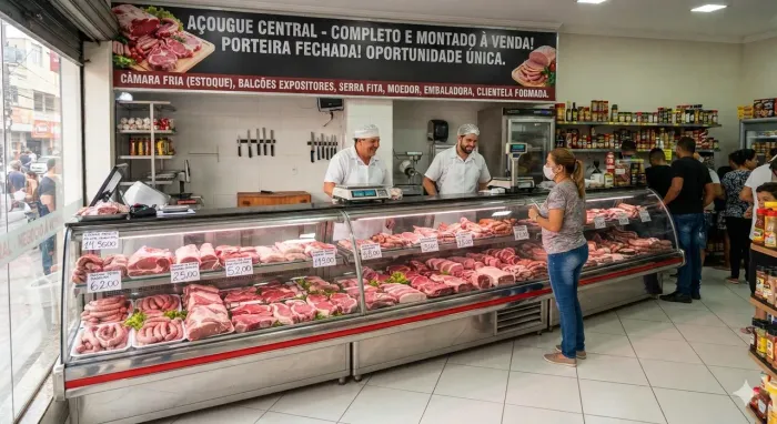 Vendo equipamentos de açougue completo