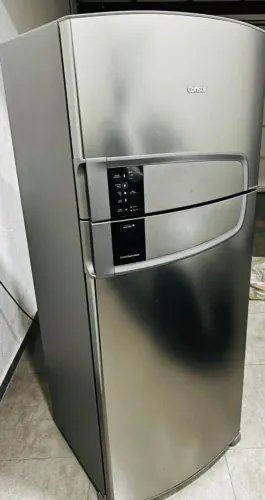 Geladeira inox 385 litros