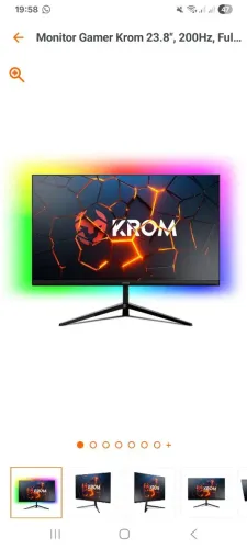 Monitor 23.8 polegadas 200hz