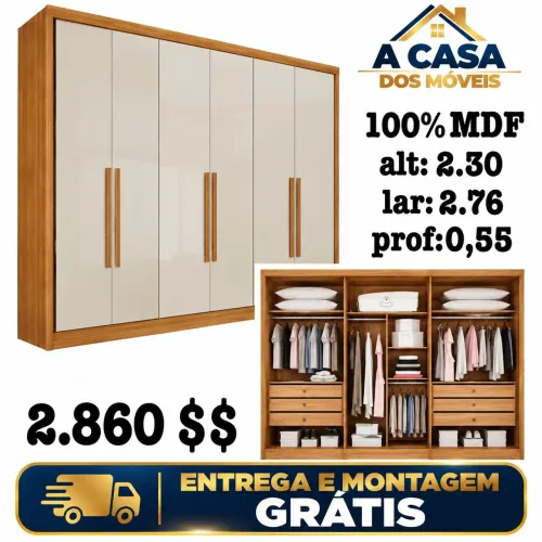 Roup Diamante Gold 100% Mdf 6p 