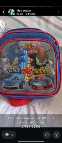 Vendo lancheira infantil térmica