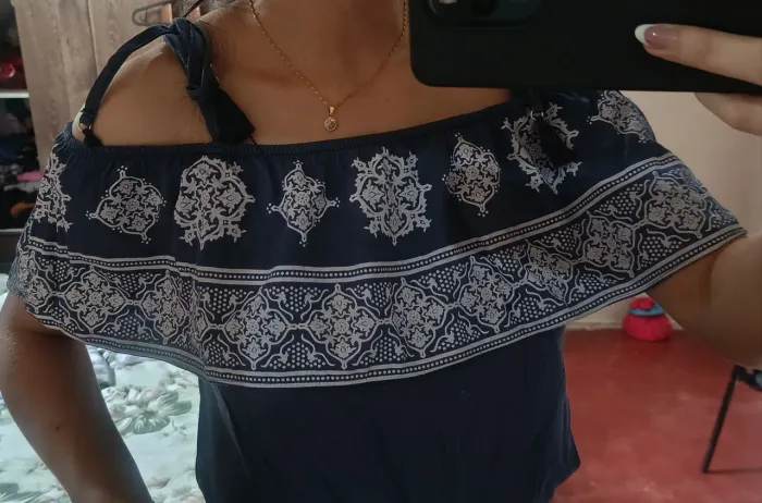 Blusa azul damyller