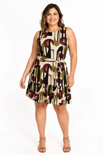 Vestido no Viscose