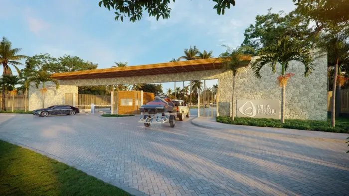 Villa Pabhu. Condomínio fechado em Paracuru-CE com lago privativo, a 100m da praia.