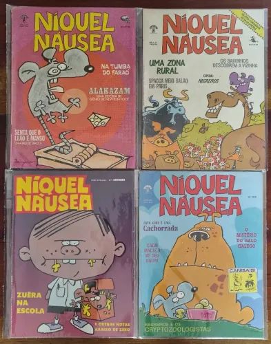 Pacote Revistas Níquel Náusea (Números 4, 7, 10, 13)