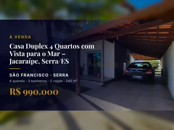 Não Perca: Casa com 4 Quartos e Amplo Quintal em São Francisco!