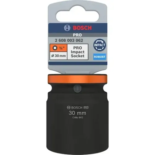 Soquete de impacto c/encaixe de 3/4 - 30mm ( Bosch )