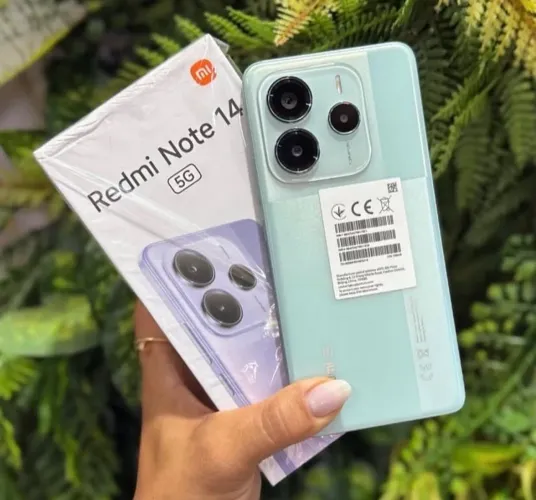 Redmi Note 14 5G 256/8 RAM Lilas Novo Entregamos Gratis Garantia 