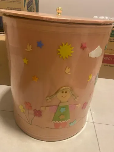 Baú Rosa Infantil 