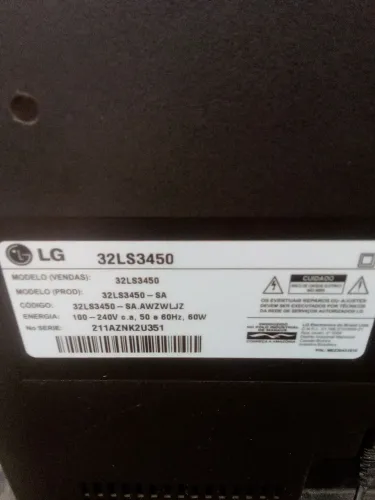 TV LG 32 " Tela Quebrada