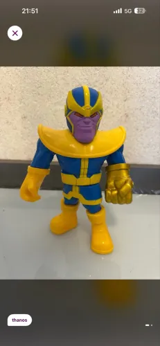 boneco thanos playskool heroes marvel super hero - adventures mega mighties 25cm hasbro