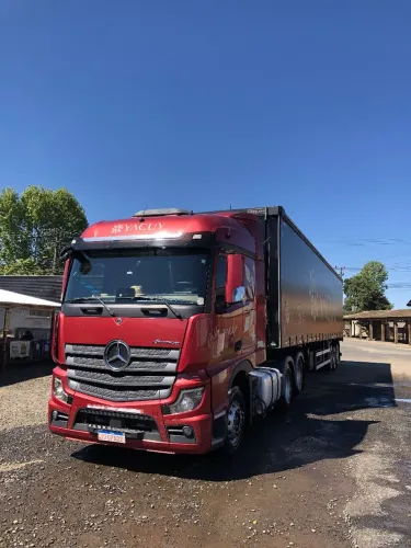 Mercedes actros 2548 ano 2020 modelo 21 engatado com saider 14,5 mts