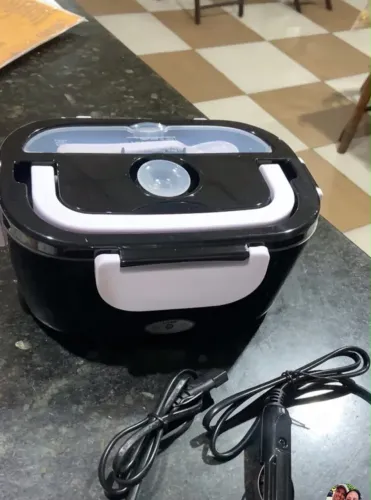 MARMITEIRA ELÉTRICA TÉRMICA PORTÁTIL ? PRETA !