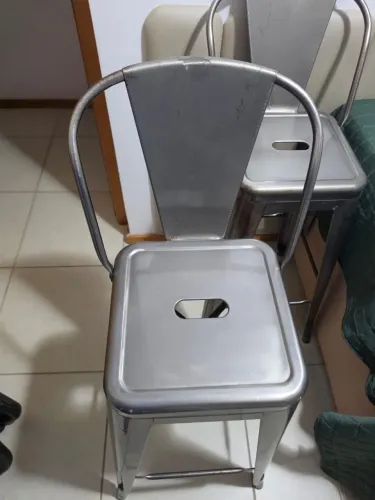 Banqueta alta industrial