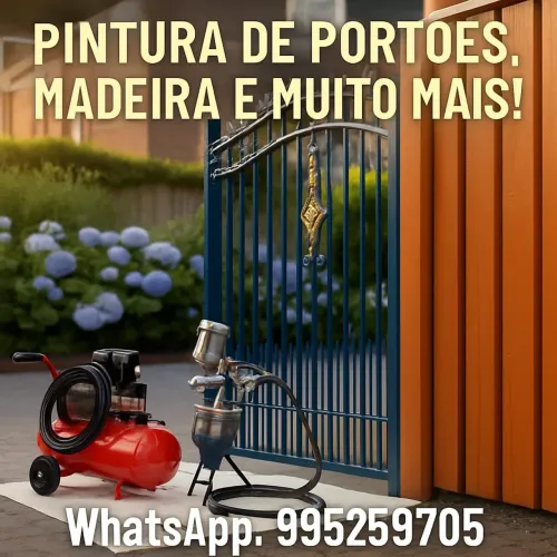 PINTURA DE PORTÃO ETC...
