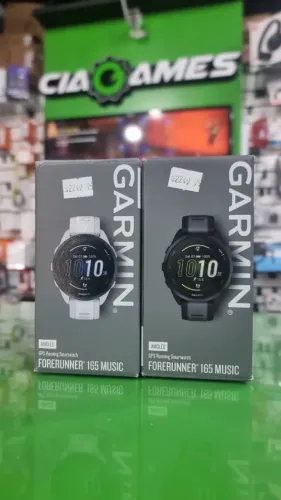 Relógio Smartwatch Garmin Forerunner 165 Music - Novo
