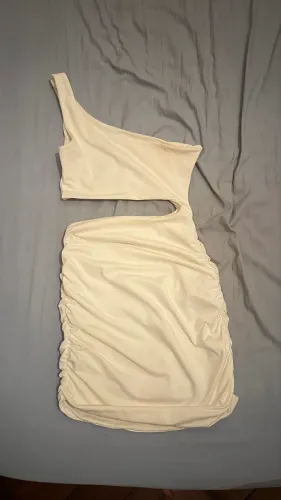 Vestido branco shein