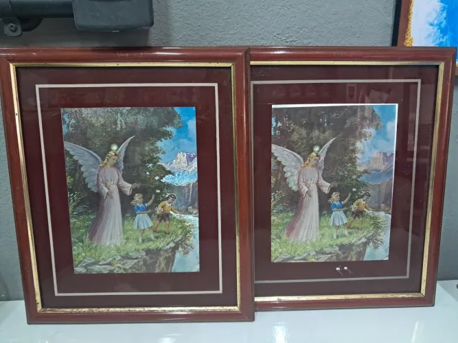 2 Quadros Anjo da Guarda (Jardim)