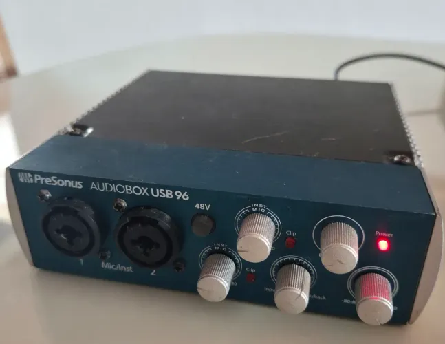 Interface de áudio USB PreSonus Udiobox 96