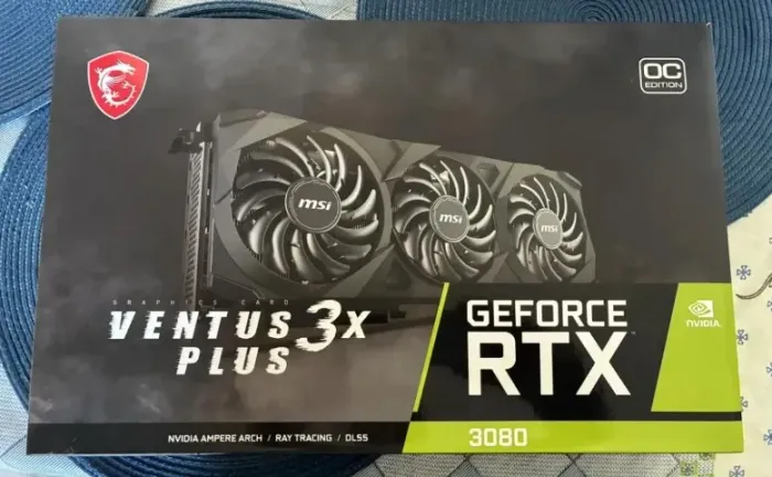 Geforce Rtx 3080 12g Oc Msi Ventus 3x - Nvidia Placa De Vídeo