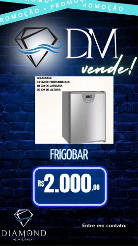 Frigobar ELBER - Peça para Barco