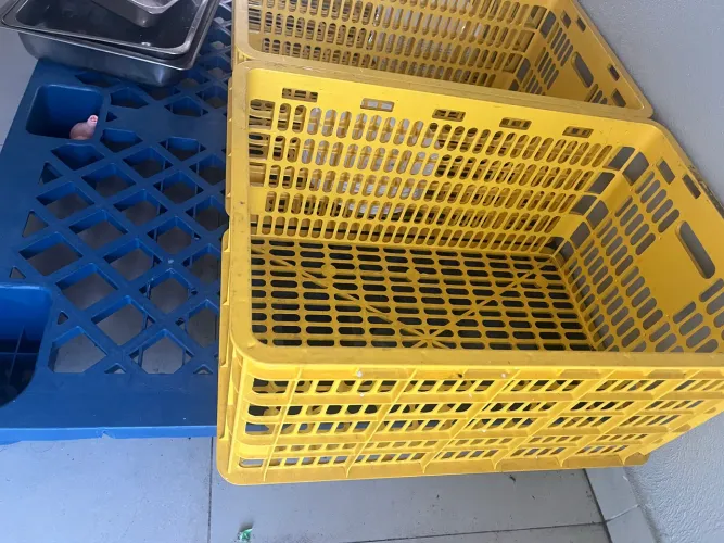 Vendo carrinho de carga e 3 caixas de hortifruti
