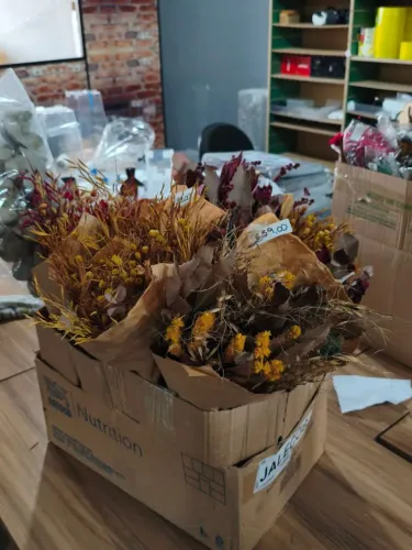 Flores secas para artesanato