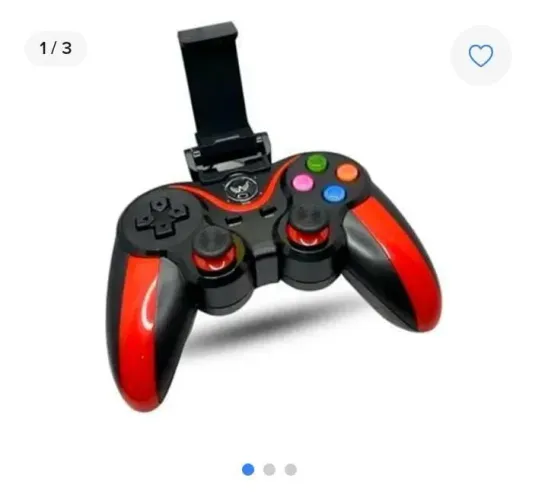Controle Gamepad Sem Fio Altomex Preto Al-g7 vermelho 