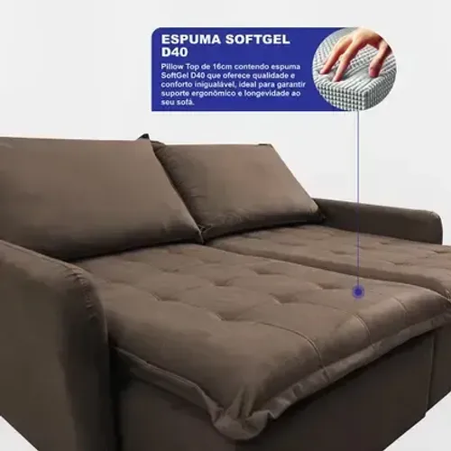 Sofá-Cama Grande 220cm