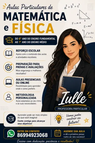 Aula particular de Matemática e Física