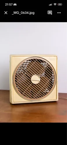 Ventilador / Turbo Circulador Arno Vintage 30 cm com Caixa Original