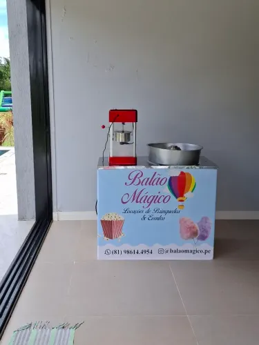 Pipoca e algodão doce aluguel