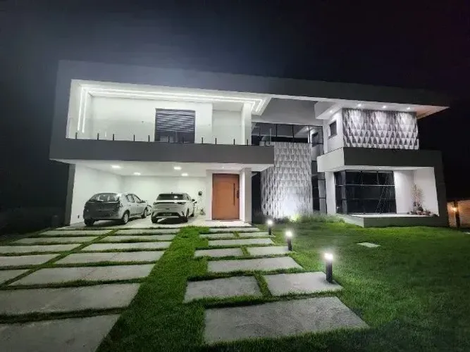 Sobrado para venda possui 470 metros quadrados com 4 quartos em Santa Bárbara - Jambeiro -