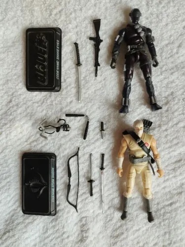 G.i. joe 25 anos - Snake Eyes e Storm Shadow