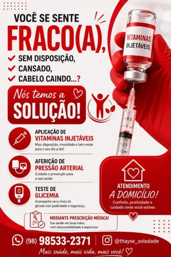 Reposição de vitaminas injetável ?