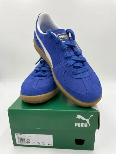 Tênis Puma Palermo Azul Original Novo Tam. 36 + Caixa