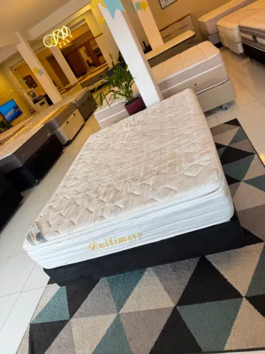 Cama box Casal HERVAL USADA - Entrego hoje! 